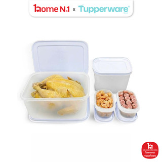 [VN] Bộ 5 hộp đựng thực phẩm Tupperware trữ đông Gen II 170ml, 1L, 1L1 và 2L5