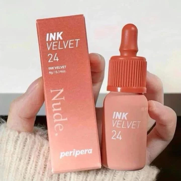 [CHÍNH HÃNG 100%] SON KEM LÌ PERIPERA INK VELVET #24 MILKY NUDE