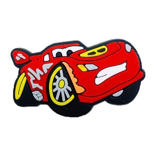 Charm ô tô đỏ -  Charm Gắn Dép Ô Tô Hoạt Hình MCQUEEN Cute, Phụ Kiện DIY Dép Xinh- Set charm gắn dép cross siêu hot hit