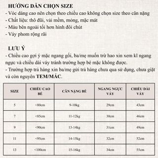 Váy bé gái mùa hè cổ búp bê đính nơ bông kẹo ngọt dễ thương D1252 Bí Ngô Nhỏ