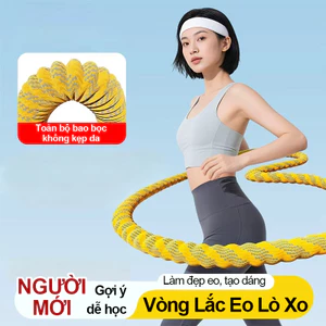 Vòng Lắc Eo Giảm Mỡ Bụng Thế Hệ Mới 2026 LOẠI 1,3KG DỄ LẮC Tập Eo Thon, Dáng Đẹp Chất liệu mềm bền và an toàn