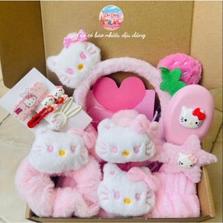 [Hộp lớn] Set quà sinh nhật hello kitty xanh dương: quà 14/2, quà 8/3, 20/10 [S2]
