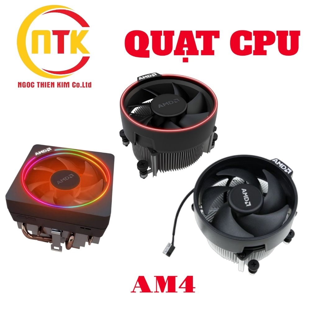 QUẠT CPU AMD AM4 Wraith Prism, Wraith Spire, Wraith Stealth | Shopee ...