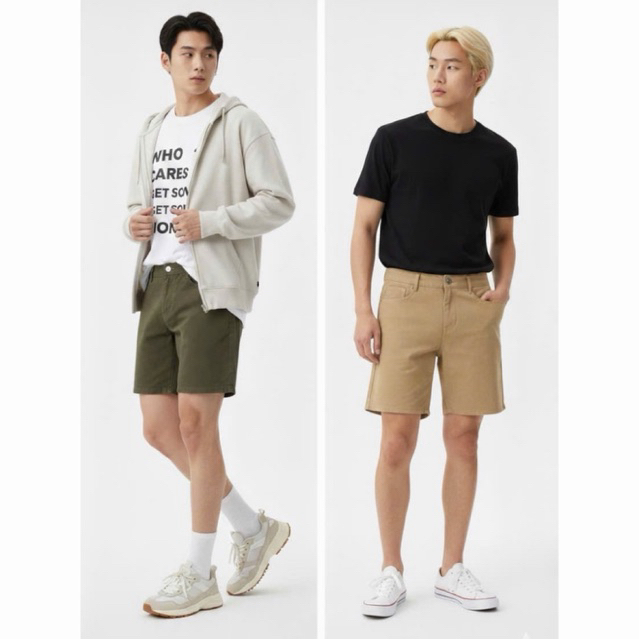 Quần Short Kaki Nam Form Rộng Thêu Chữ "Who Cares Get Some Money" Trên Gối Unisex Local Brand TMT.STU | TMTD07