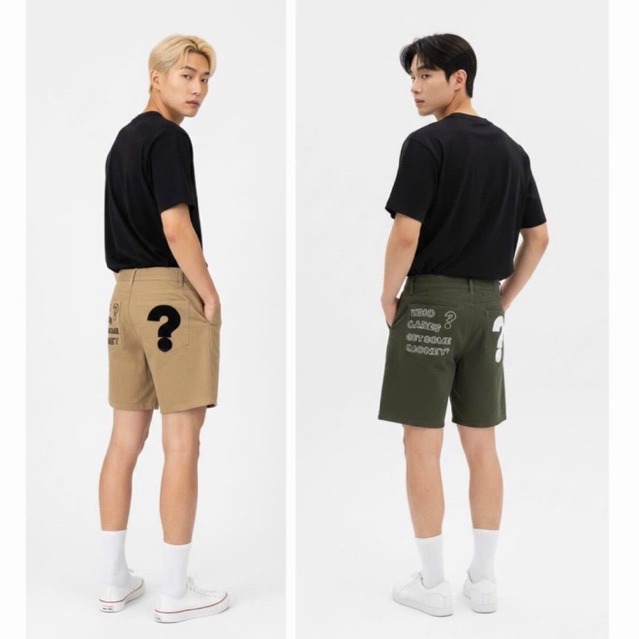 Quần Short Kaki Nam Form Rộng Thêu Chữ "Who Cares Get Some Money" Trên Gối Unisex Local Brand TMT.STU | TMTD07
