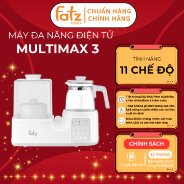 Máy tiệt trùng sấy khô hâm sữa hầm cháo (ALL-IN-ONE) FATZBABY MULTIMAX 3 FB9322SJ Tiệt trùng đa năng