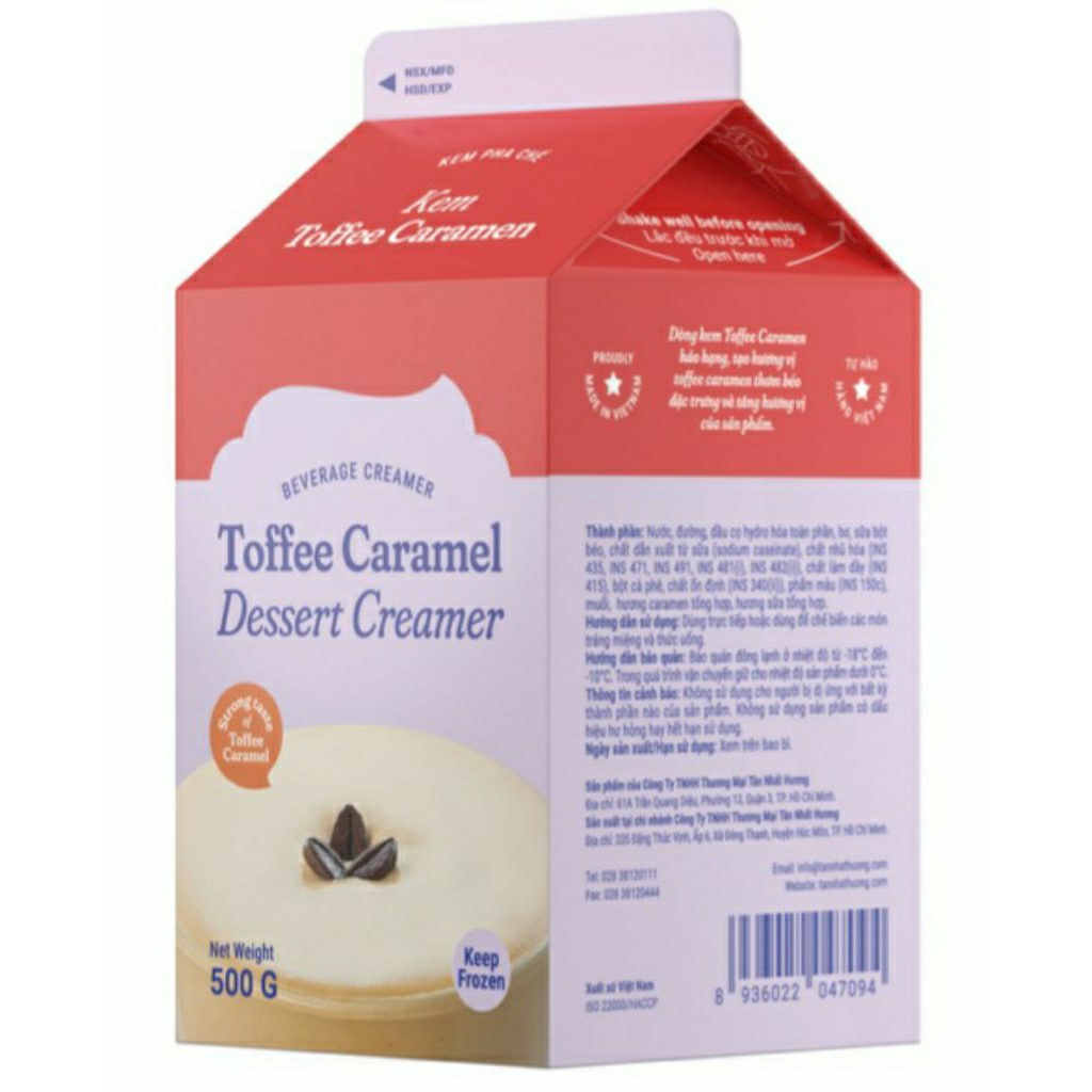 Kem Toffee Caramen Nhất Hương (500g)