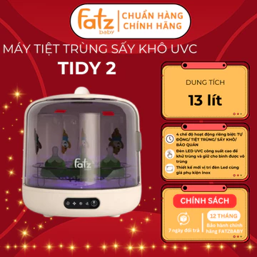 Máy tiệt trùng sấy khô FATZ BABY có đèn UVC Tidy 2 FB4613ZH, tiệt trùng UVC, sấy khô và bảo quản