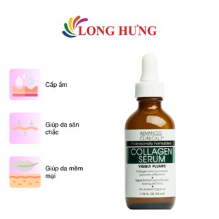 Tinh chất trẻ hóa da Advanced Clinicals Collagen Serum (52ml)