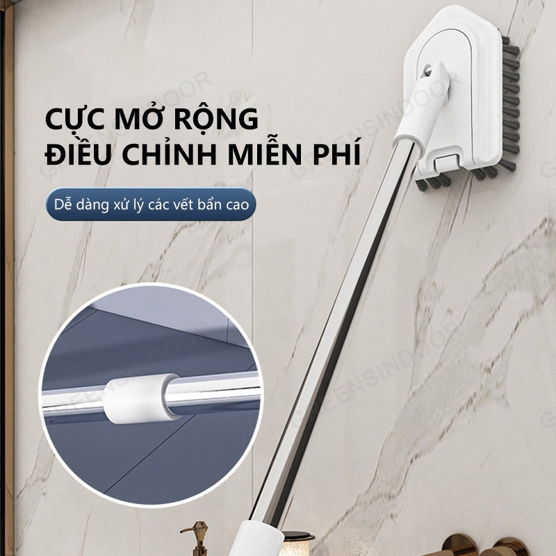 Cây Chà Sàn Nhà Tắm Đa Năng 2 Trong 1, GREENSINDOOR Chổi Cọ Sàn Gạt Nước Phòng Tắm Nhà Vệ Sinh Lau Kính Tiện Dụng | BigBuy360 - bigbuy360.vn