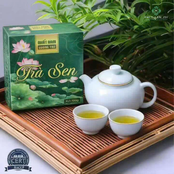 Trà sen đặc biệt Nhất Nam Vương Trà - Trà Tân Cương ướp Sen Bách Diệp hỗ trợ giấc ngủ sâu và ngon
