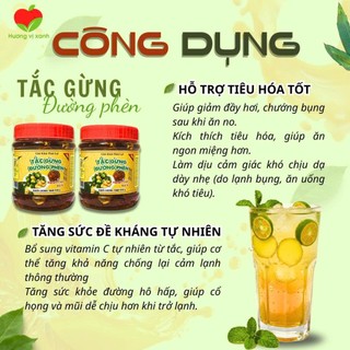 TRÀ TẮC GỪNG ĐƯỜNG PHÈN MỨT CỐT TẮC PHA TRÀ , UỐNG ĐẸP DA, ĐẸP DÁNG HỖ TRỢ TIÊU HÓA , GIẢI NHIỆT GIẢI KHÁT MÙA HÈ