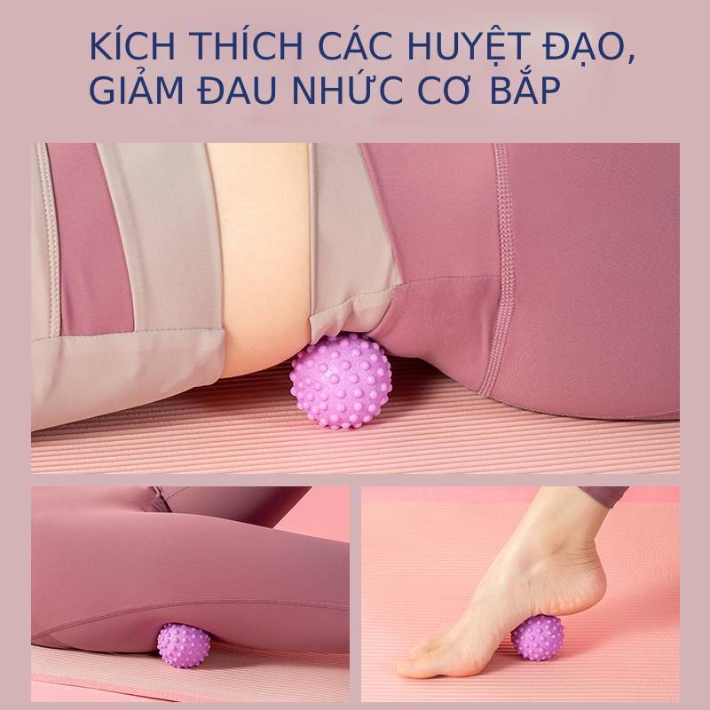 Bóng massage 3D silicon cao cấp, giúp thư giãn cơ vai, cổ, eo, lưng, bắp chân SPORTY YGB38