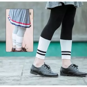 Quần Tất Len Bé Gái Kẻ Gấu Set 2 Dày Dặn, Co Giãn, Len Sợi Loại Đẹp
