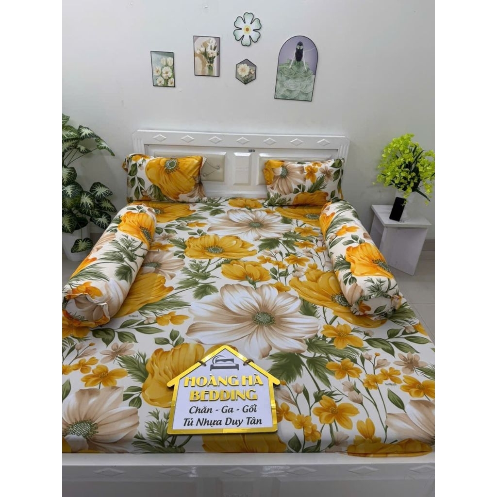 ga thun lạnh Hoa vàng đủ kích cỡ (có bán thêm áo ôm kéo)