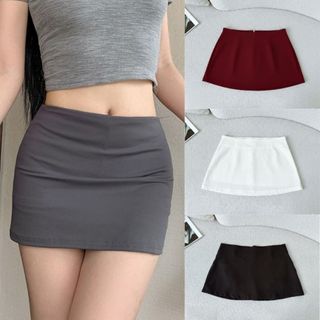Chân váy ngắn chữ A thời trang nữ chất kaki mềm đứng form không nhăn VANISA CV031