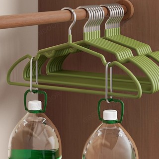 GREENSINDOOR Móc Treo Quần Áo Nhựa thông Móc phơi quần áo Chống Trượt Thiết kế rãnh 10/30/50PCS