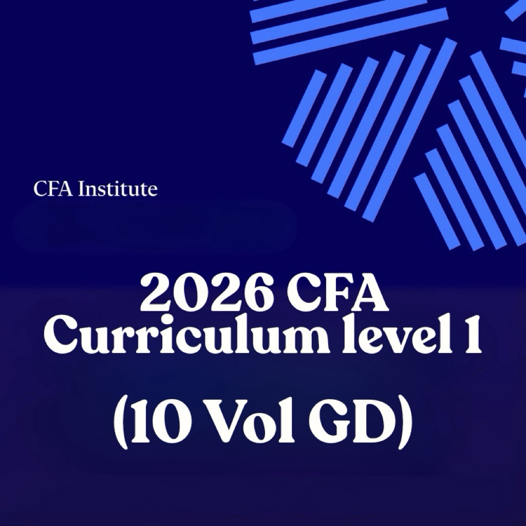 2026 CFA Level 1 Curriculum Program Latest (full 10v) | Shopee Việt Nam