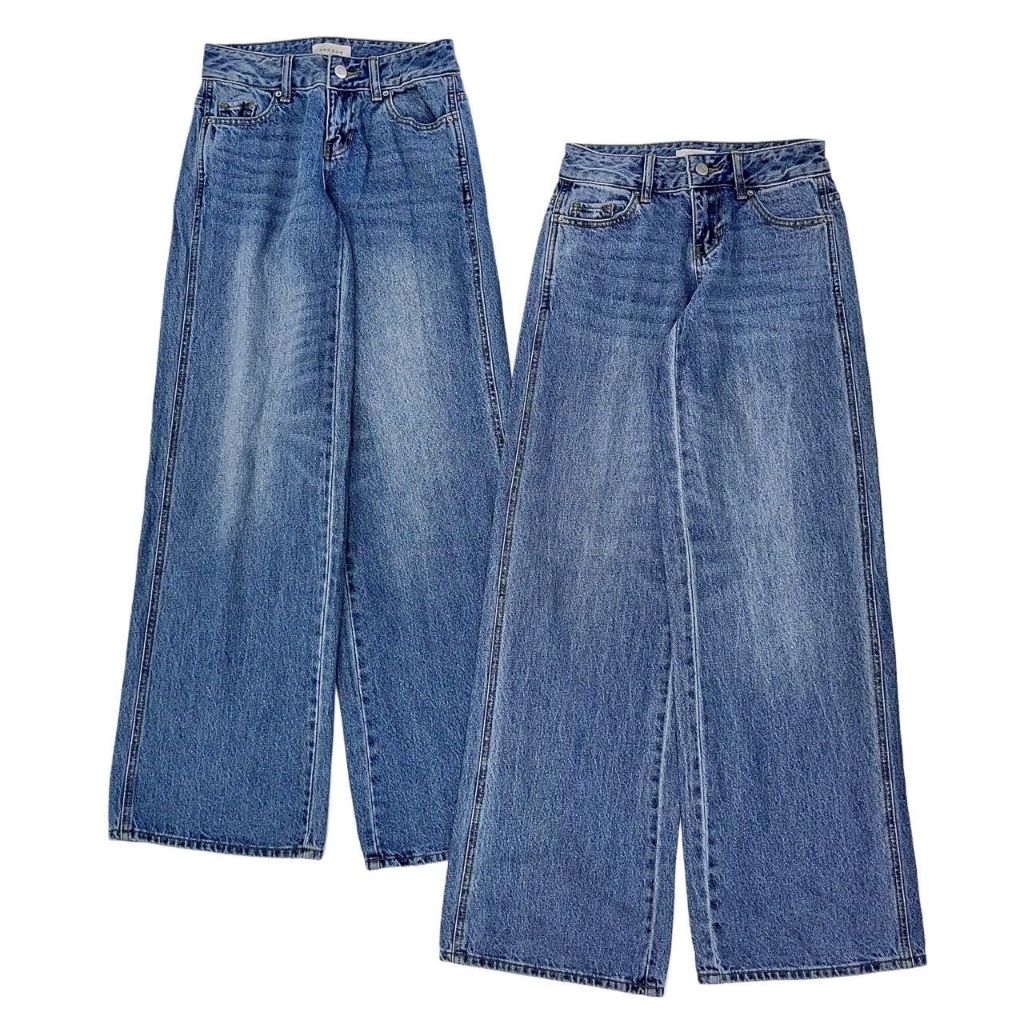 (BomoHouse) Quần jean baggy Pac* sun* bigsize - dư xịn