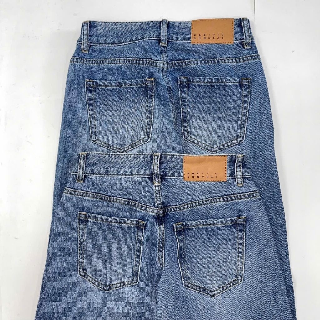 (BomoHouse) Quần jean baggy Pac* sun* bigsize - dư xịn