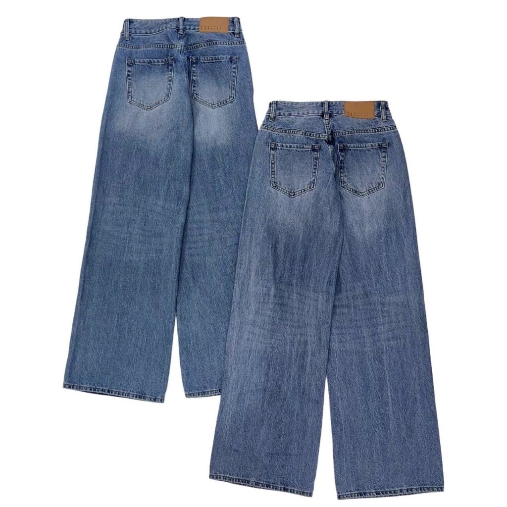 (BomoHouse) Quần jean baggy Pac* sun* bigsize - dư xịn