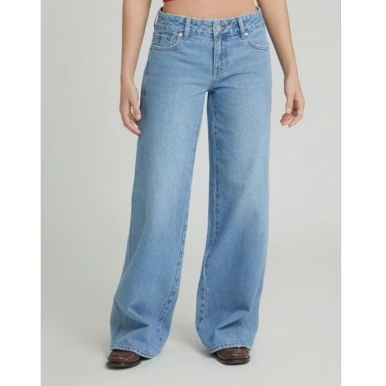 (BomoHouse) Quần jean baggy Pac* sun* bigsize - dư xịn