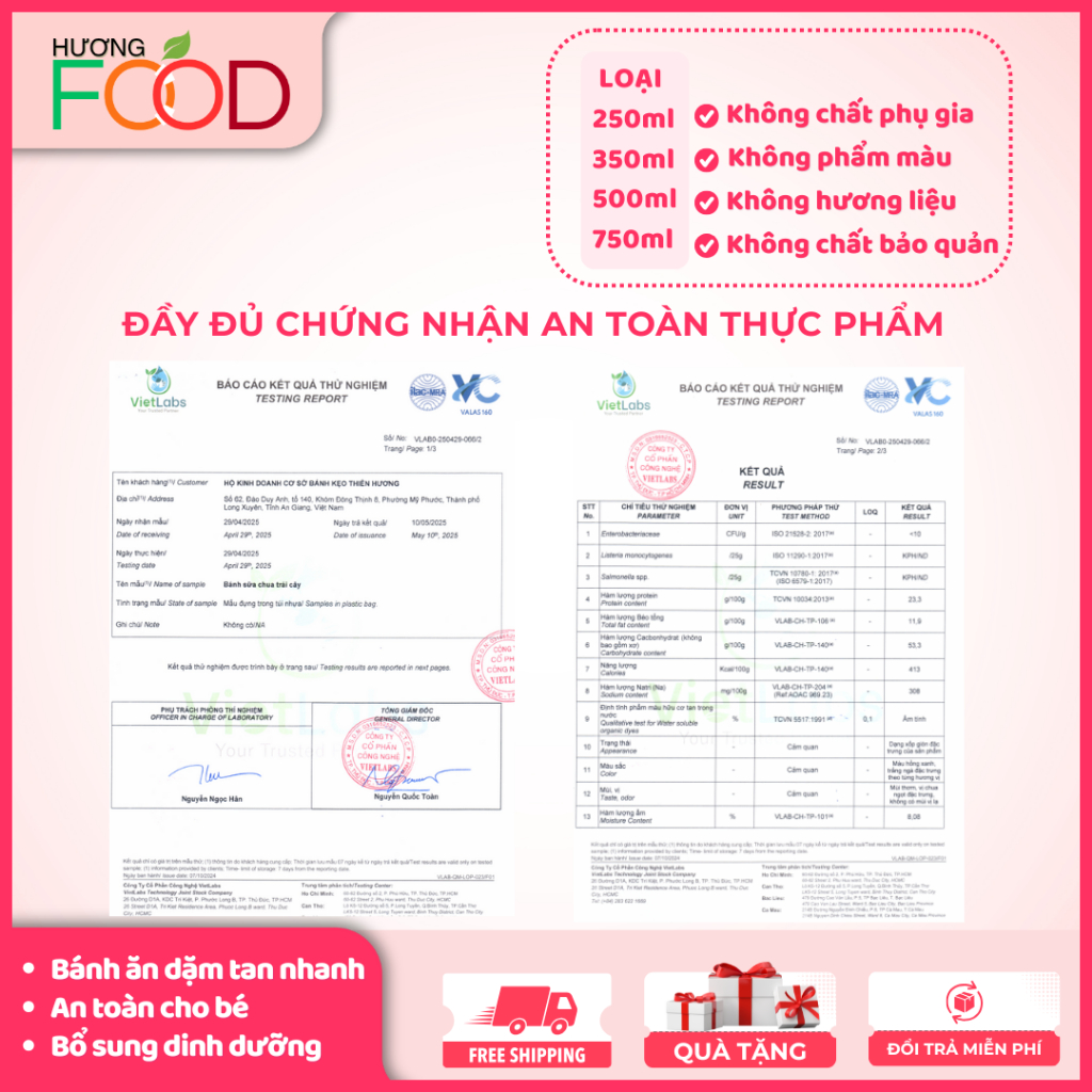 Bánh ăn dặm dinh dưỡng cho bé 9M+, bánh sữa chua thốt nốt bổ sung vitamin và khoáng chất | HƯƠNG FOOD