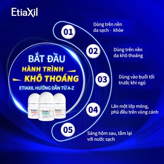 Lăn Khử Mùi EtiaXil Detranspirant Traitement Roll-On (15ml)