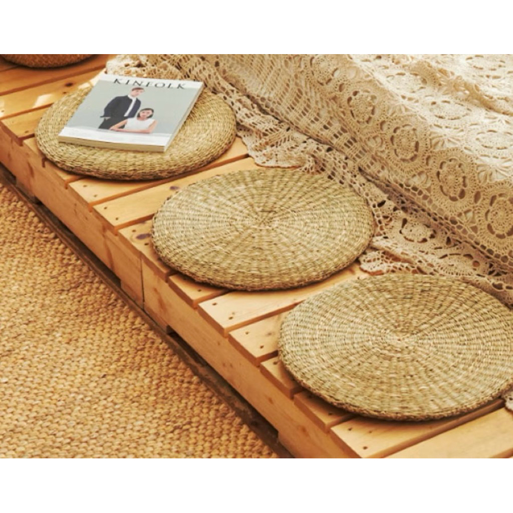 Đệm cói ⚡️ Giá cực sốc⚡️ Sản phẩm được dùng để ngồi , trang trí decor ,…