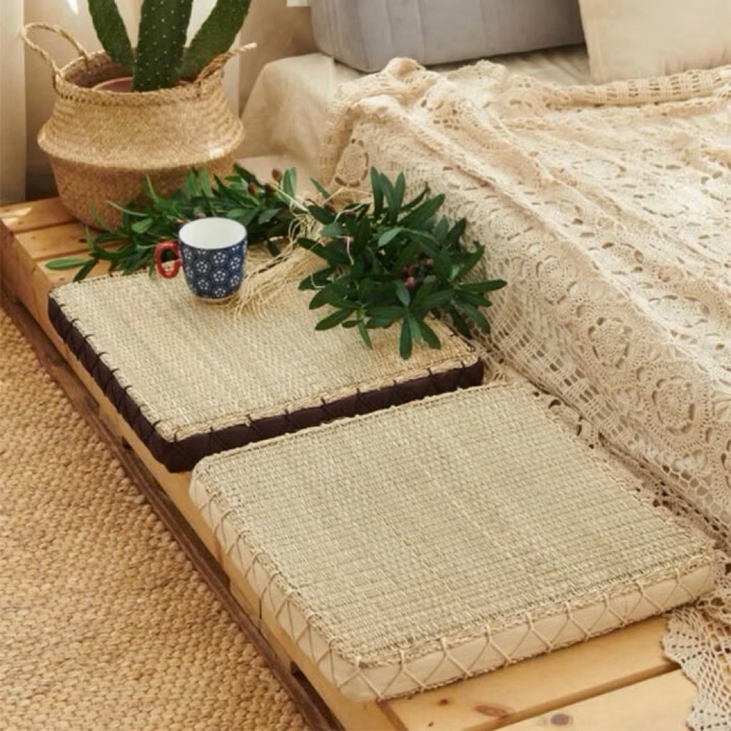 Đệm cói ⚡️ Giá cực sốc⚡️ Sản phẩm được dùng để ngồi , trang trí decor ,…