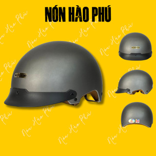 Mũ bảo hiểm CHÍNH HÃNG VIKING04 TRÒN CIRCLE nam nữ, nón bảo hiểm gáo ABS đạt chuẩn nửa đầu, lót nâu cao cấp ảnh 2