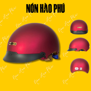 Mũ bảo hiểm CHÍNH HÃNG VIKING04 TRÒN CIRCLE nam nữ, nón bảo hiểm gáo ABS đạt chuẩn nửa đầu, lót nâu cao cấp ảnh 3