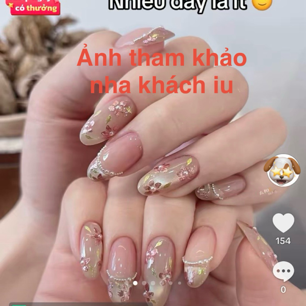 470. nailbox mắt mèo ánh trăng, hoạ tiết tráng gương