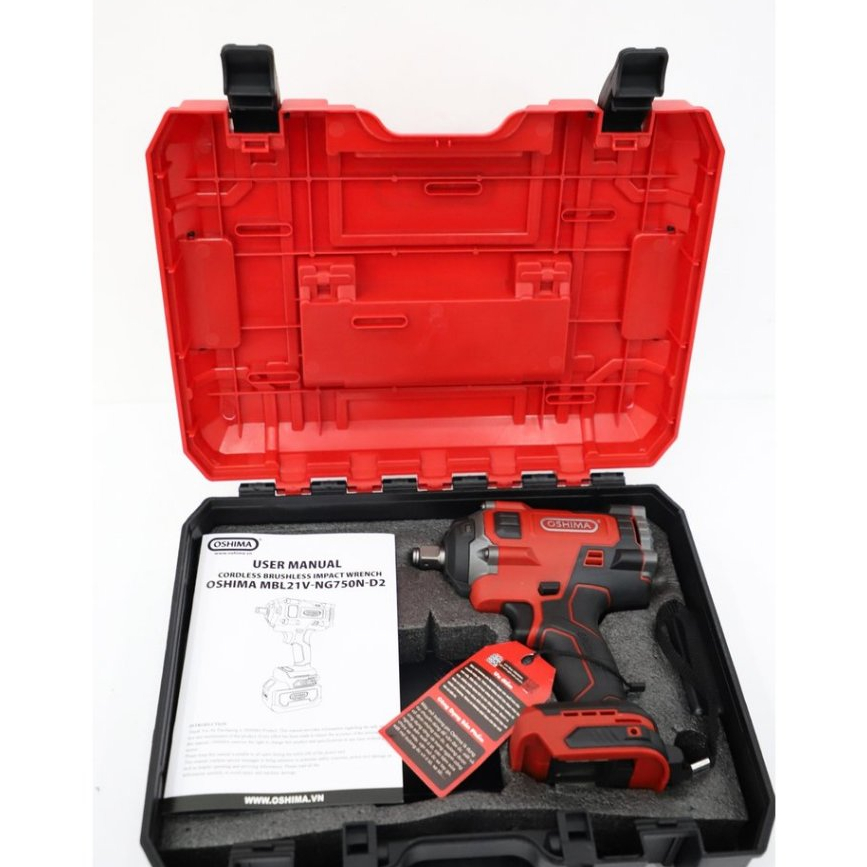 Thân Máy Mở Bu Lông Không Dây Oshima MBL21V-NG750N-D2 - Chính Hãng Bảo Hành 12 Tháng