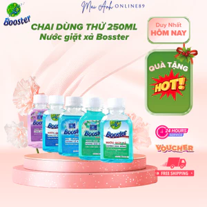 Chai dùng thử Nước giặt xả Bosster 100ml