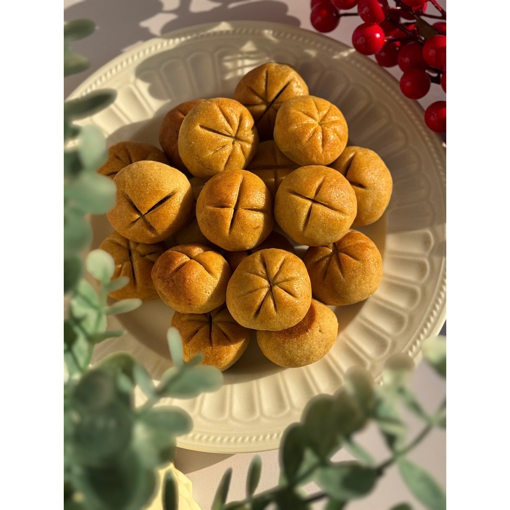 Bánh dứa mini bột nguyên cám KHÔNG NGỌT GẮT KD Healthy Food nhân dứa, xoài 500g/ túi 24 cái