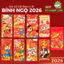 TỔNG HỢP Set 10 Bao Lì Xì Tết Đẹp 2026 BÍNH NGỌ Phát Tài Hơn 100 Mẫu Đẹp C150 Dày Dặn 16x8cm - BỐ KHỦNG LONG