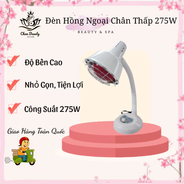 Đèn Hồng Ngoại mini Bóng 275W | Đèn Hồng Ngoại Tắm Trắng,giảm béo, Sưởi Ấm, Hỗ Trợ Đau Nhức Xương Khớp,