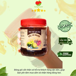 TẮC XÍ MUỘI, MỨT CỐT PHA TRÀ TẮC GIẢM CÂN THANH NHIỆT ĐẸP DA GIẢI KHÁT  GIÀU VITAMIN, BÙ NƯỚC CHO MÙA HÈ-  HƯƠNG VỊ XANH