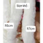 Dây lông vải/tơ mềm ít rụng lông size bề rộng từ 2cm -9 cm trang trí con lân,viền áo,đầm,quần,NOEL