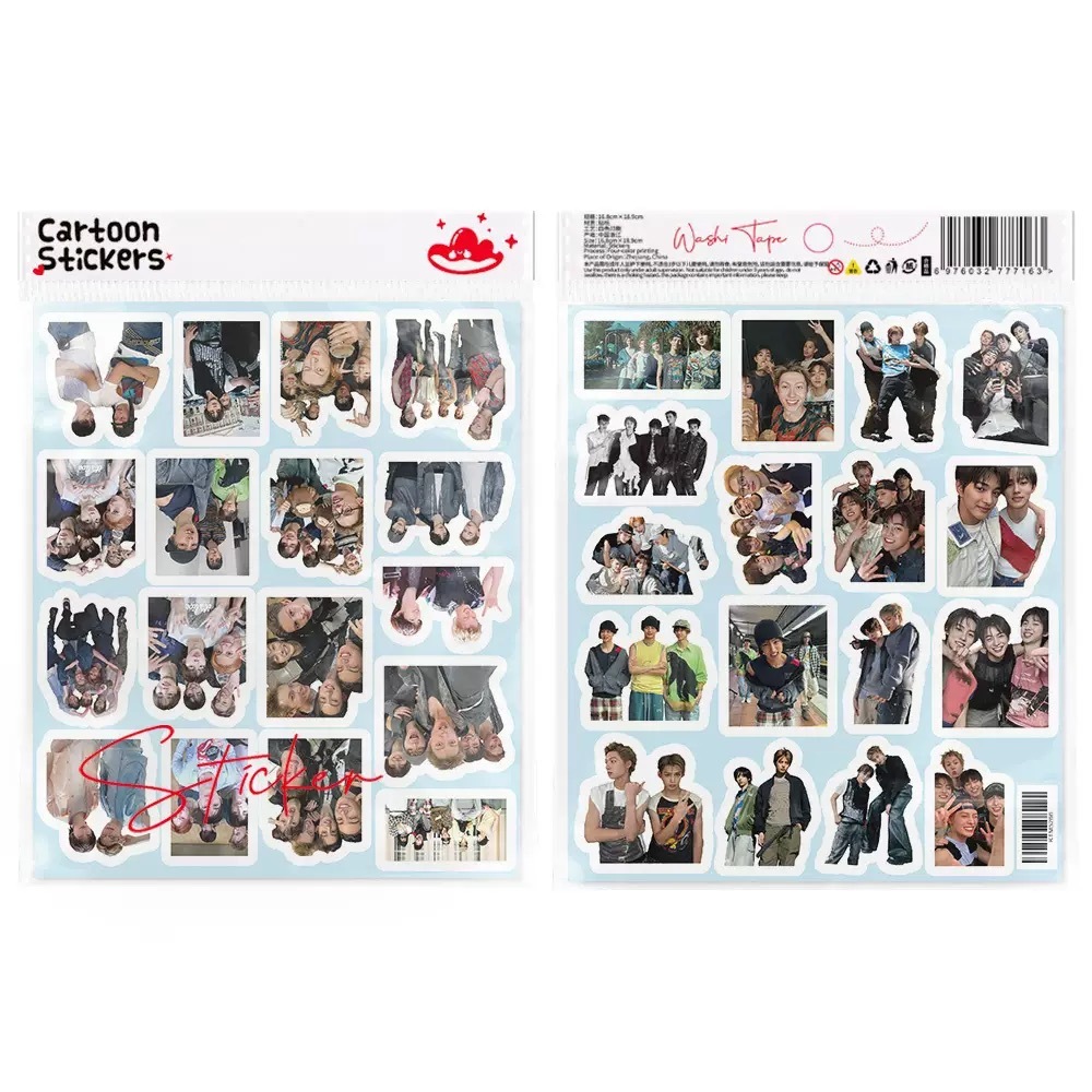 Set 30 - 50 - 70 cái sticker nhóm Cortis, Cỏ tí, Coer, James, Juhoon, Keonho, Martin, Seonghyeon