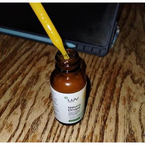 LUV health Neuro Drops – Nerve Pain Support & Joint Comfort with Lion’s Mane, Curcumin, Cordyceps & Reishi – Organic Ada