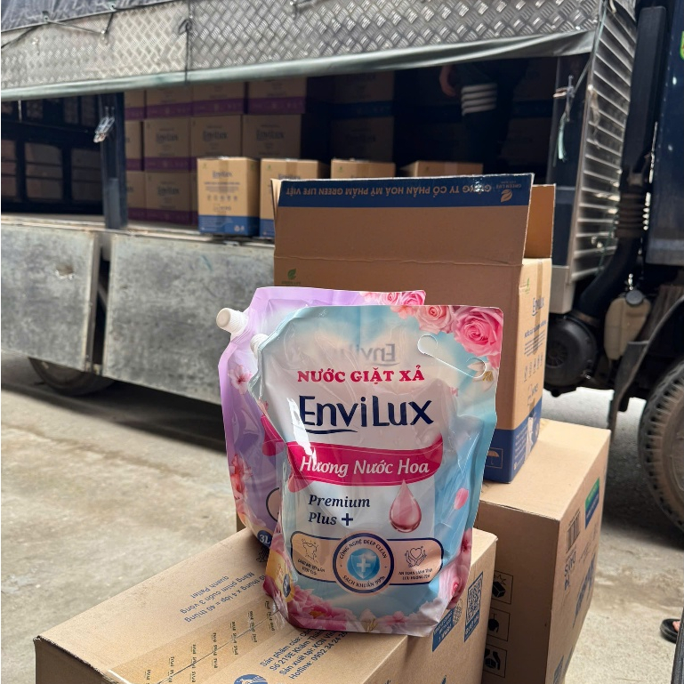 Xả Kho Nước giặt xả Envilux  - Hương huyền bí giặt sạch, thơm lâu, bền màu lưu hương cả ngày