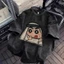 （24H SHIP） Áo thun in hình Crayon Shin-chan, 100% cotton, cổ tròn rộng rãi, tay ngắn, thoáng khí và thấm mồ hôi-D672