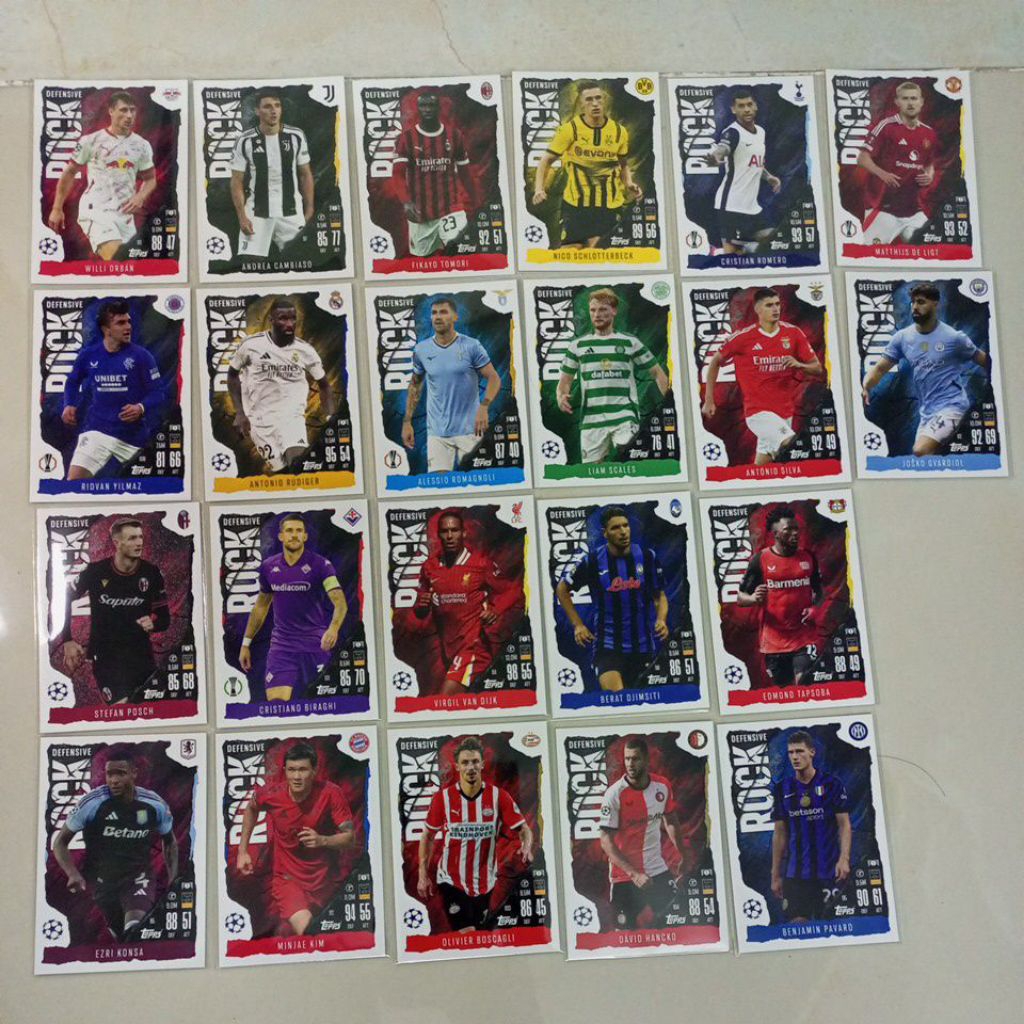 [Chính hãng] Thẻ cầu thủ lẻ Match Attack Defensive Rock 24/25 | Shopee ...