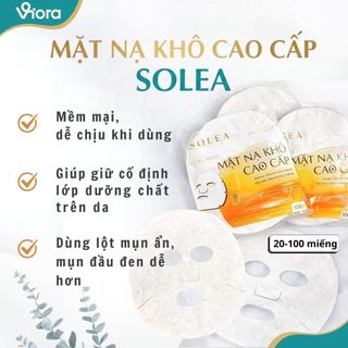 Mặt Nạ Giấy Lột Mụn SOLÉA Cao Cấp Giúp Lột Mụn Ẩn Mụn Đầu Đen Bằng Gel Hiệu Quả–VIORA (BỊCH 25-100C)