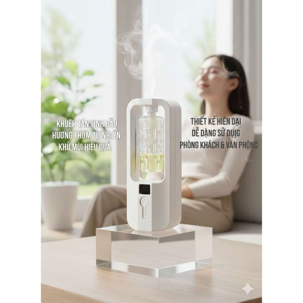 Longma ARA Máy Khuếch Tán Hương Thơm Tự Động Trang Chủ Phòngủ Phòng Tắmmáy Tạo Độ Ẩm Tinh Dầu Làmát Không Khí - Hình ...
