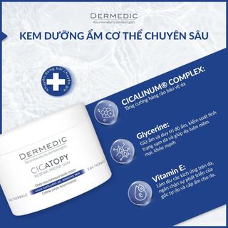 [HÀNG CÔNG TY] Kem Dưỡng Ẩm Body Chuyên Sâu Dermedic Cicatopy Deep Nourishment Body Cream (225ml)