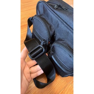(CHỤP THẬT)Túi đeo chéo nam nữ SwanBrand New Basic Shoulder Bag chống nước nhiều ngăn, túi mini vải canvas