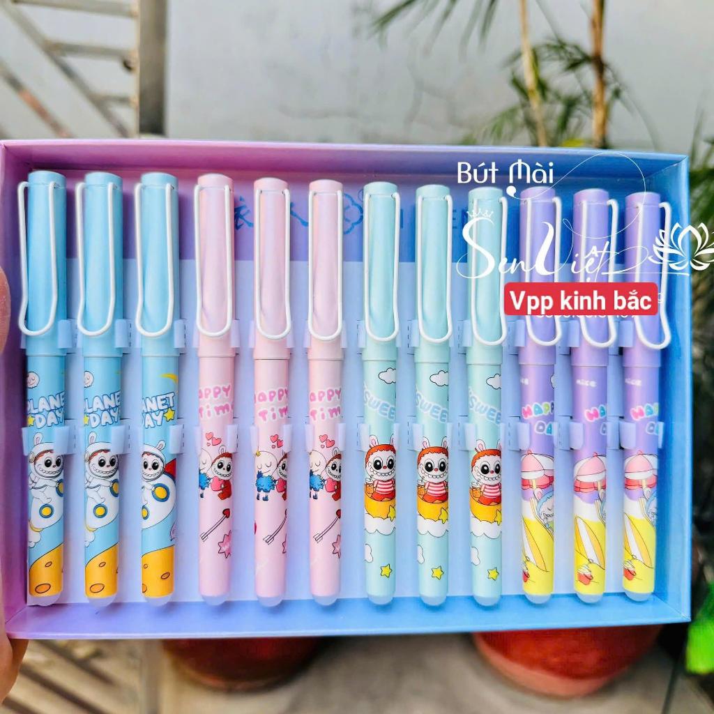 Bút Máy Tảy Xoá S03 Cho HS Tiểu Học Ngòi Mài 0.38mm Viết Êm Trơn Nhỏ Gọn Dễ Dàng Cầm Nắm